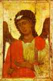Russian Icon. Archangel Gabriel.