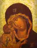 Theophanes the Greek. The Don Virgin. Detail.