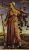Francesco del Cossa or Angelo Macagnini. The Muse Polyhymnia.