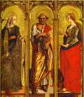 Carlo Crivelli. St. Catherine of Alexandria, St. Peter, and Mary Magdalene.