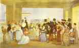 Alexander Ivanov. Festival in Rome in October. Scene in the Loggia. (Invitation to Dance).