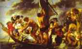 Jacob Jordaens. Ferry Boat to Antwerp.