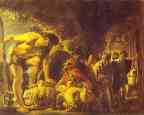 Jacob Jordaens. Ulysses in the Cave of Polyphemus.