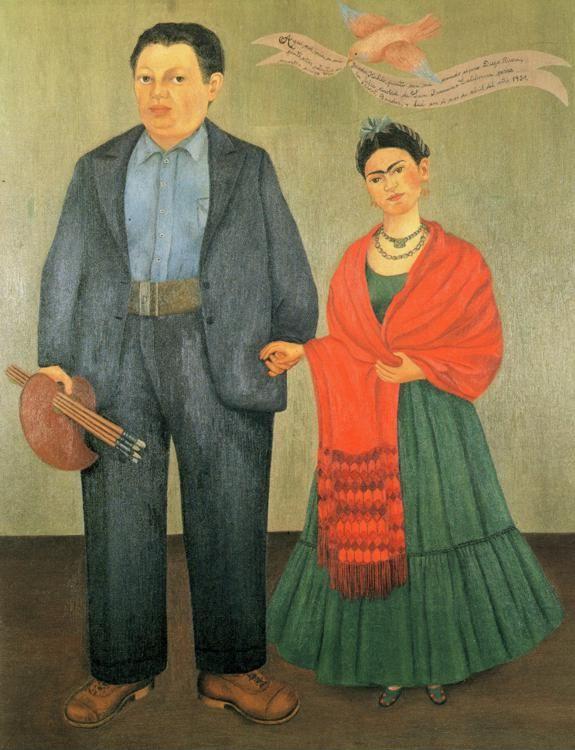 Frida Kahlo. Frida and Diego Rivera.