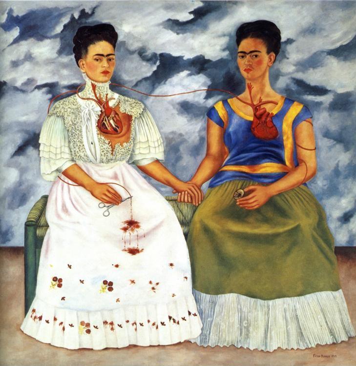 Frida Kahlo. The Two Fridas.