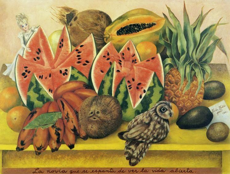 Frida Kahlo. The Bride Frightened at Seeing Life Opened.