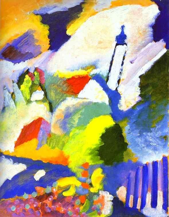 Wassily Kandinsky. Church in Murnau.