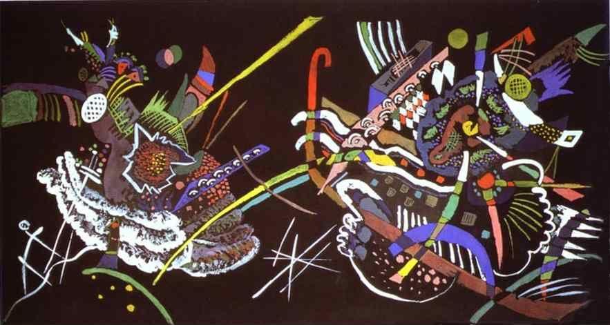 Wassily Kandinsky. Draft for Mural in the Unjuried Art Show, Wall B.