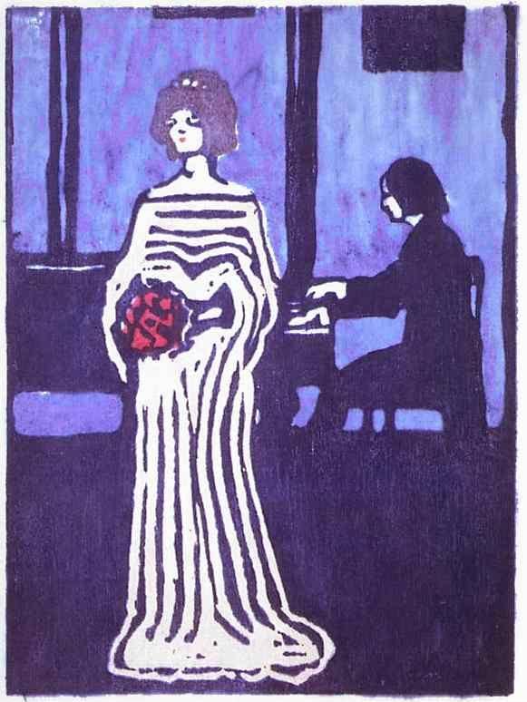 Wassily Kandinsky. The Singer.