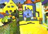 Wassily Kandinsky. Grüngasse in Murnau.
