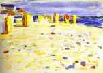 Wassily Kandinsky. Beach Baskets in Holland.