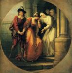 Angelica Kauffman. The Farewell of Abelard and Héloïse.