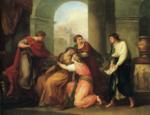 Angelica Kauffman. Virgil Reading the Aeneid to Augustus and Octavia.
