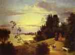 Ivan Khrutsky. View on Yelagin Island in St. Petersburg.