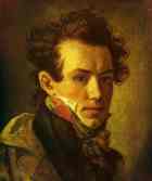 Orest Kiprensky. Self-portrait in a Pink Neck-Tie.