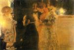 Gustav Klimt. Schubert at the Piano.