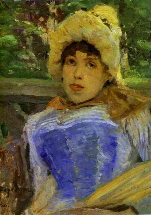 Constantin Korovin. Portrait of a Chorus Girl.