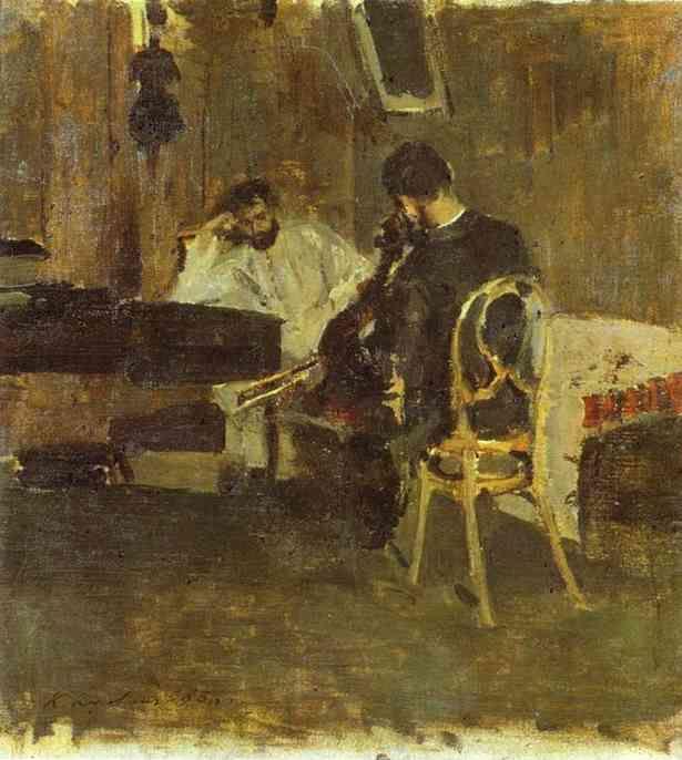 Constantin Korovin. In a Room.
