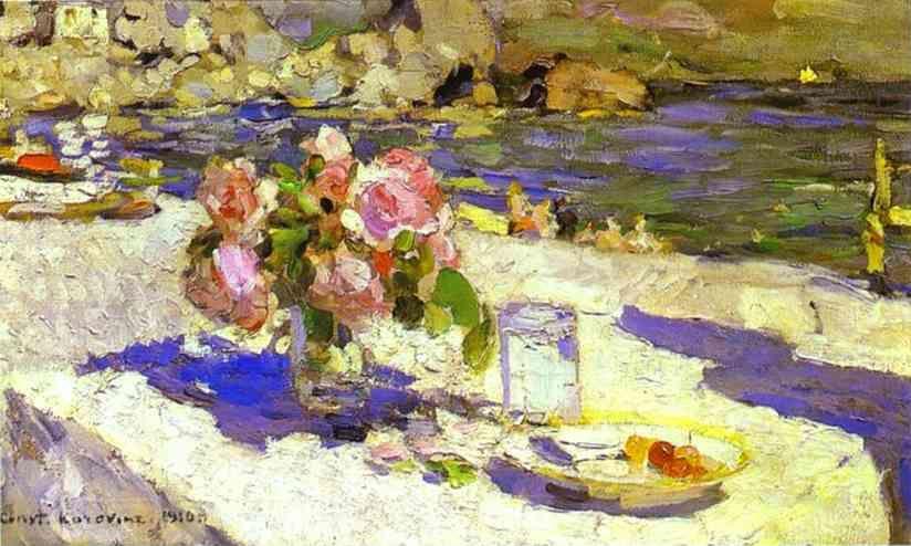 Constantin Korovin. On a Sea Shore.