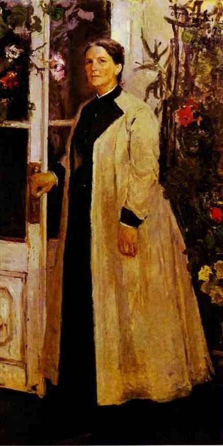Constantin Korovin. Portrait of Olga Orlova.