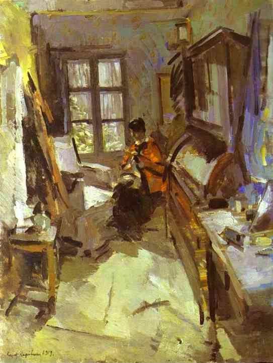 Constantin Korovin. In a Room.