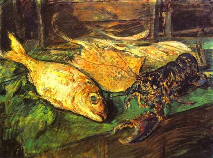 Constantin Korovin. Still Life with Lobster.