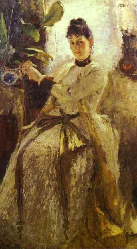 Constantin Korovin. Portrait of Sofia Golitsyna.