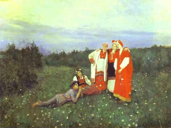 Constantin Korovin. A Nothern Idyll.