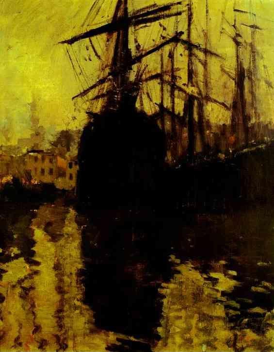 Constantin Korovin. The Port in Marseilles.