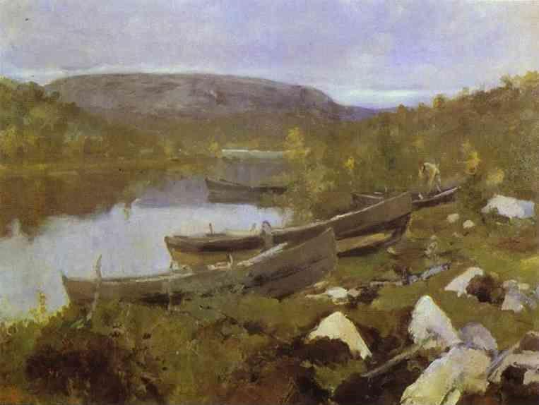 Constantin Korovin. St. Triphon's Brook in Pechenega.