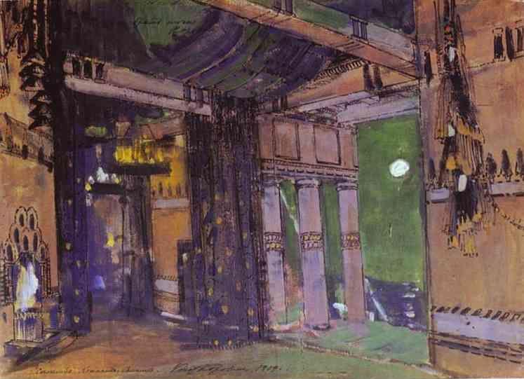 Constantin Korovin. Salambo's Room.
