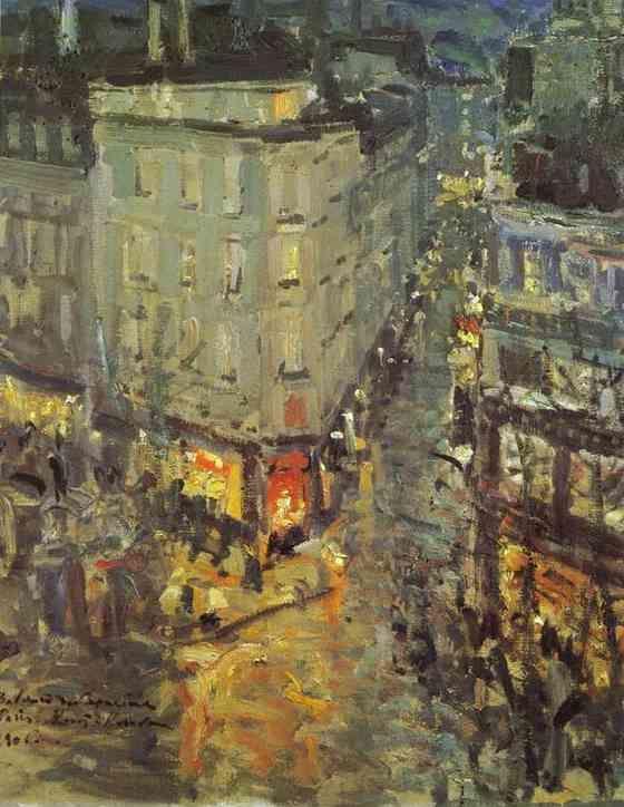 Constantin Korovin. Paris. Boulevard des Capucines.