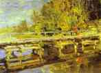 Autumn. On Bridge.