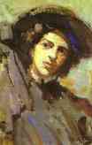Portrait of Nadezhda Komarovskaya.