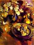 Still Life with Fruit and Bottle.