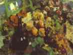 Still Life, Wine and Fruit.