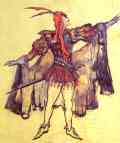 Costume design for Arrigo Boito's opera Faust.