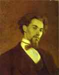 Ivan Kramskoy. Portrait of the Artist Konstantin Savitsky.
