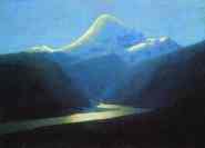 Arkhip Kuinji. Elbrus in the Evening.