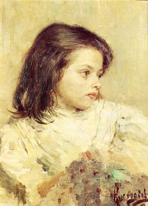 Boris Kustodiyev. A Girl.