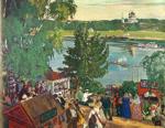Boris Kustodiyev. Promenade Along the Volga.