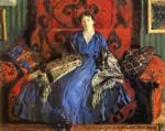 Portrait of Yu. Kustodieva.