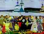 Boris Kustodiyev. The Fair.