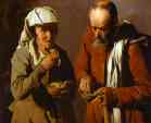 Georges de La Tour. The Porridge Eaters.