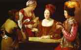 Georges de La Tour. The Card-Sharp with the Ace of Clubs.