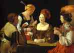 Georges de La Tour. The Card-Sharp with the Ace of Diamonds.