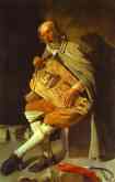Georges de La Tour. Hurdy-Gurdy Player.