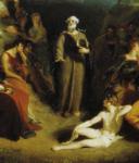 Sir Thomas Lawrence. Homer Reciting His Poems. Detail.