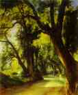 Mikhail Lebedev. An Alley in Albano.