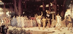 Frederick Leighton. The Daphnephoria.